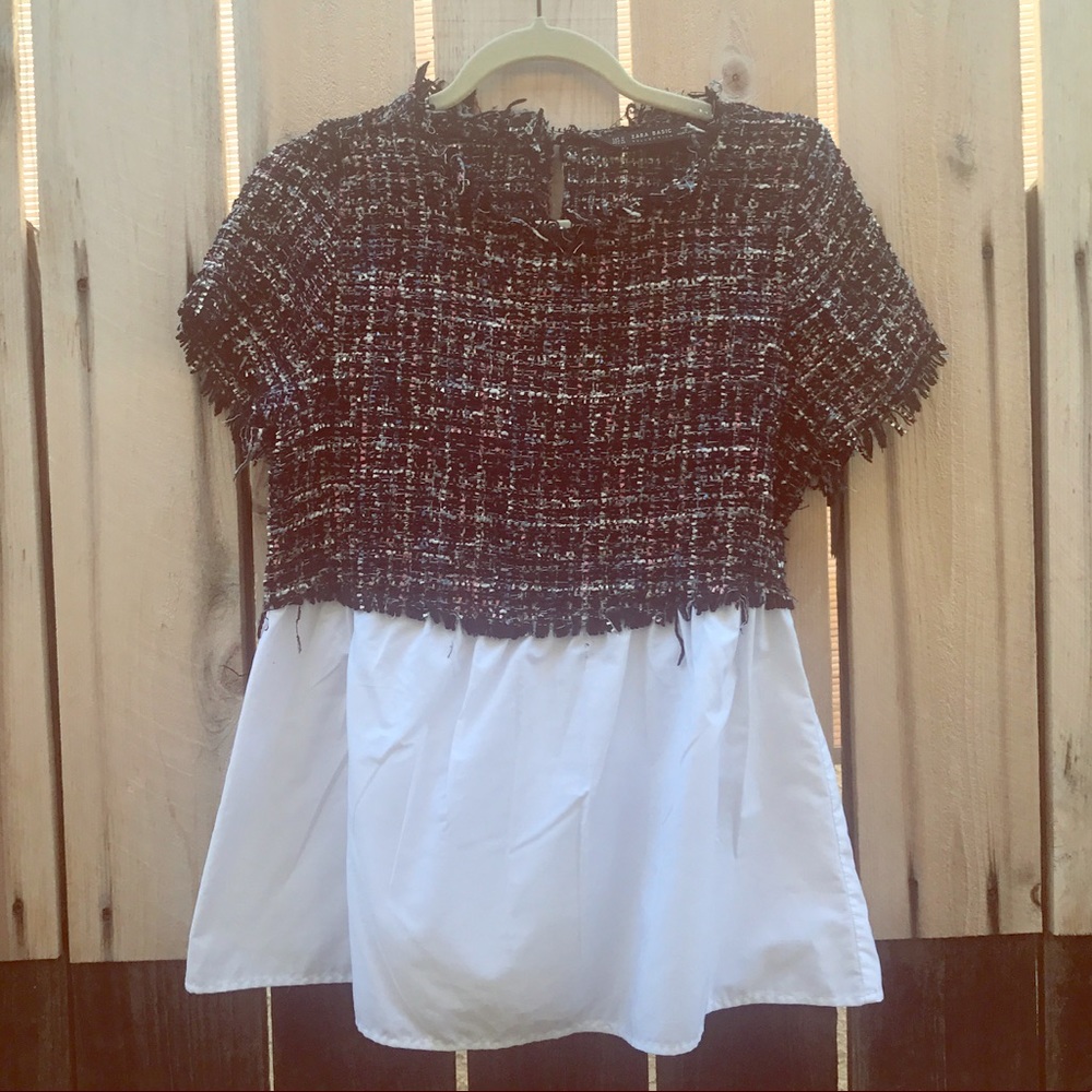 ZARA BASIC TWEEN TOP
